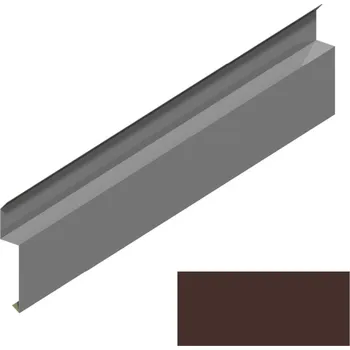 Střešní lemovaní DEK Dilatační lišta RS138A-90 PU 50 MAX MM020 hnědá 0,5 mm 2 bm
