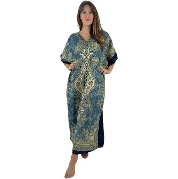 Dámské šaty Šaty,kaftan dlouhý Ornament GRAY