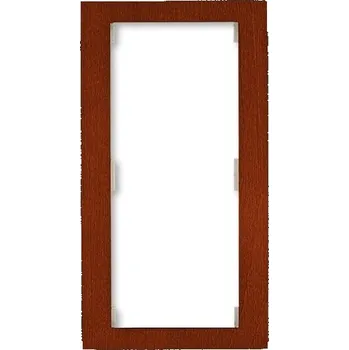 vypínač Rámeček ABB Time dvojnásobný vertikální mahagon