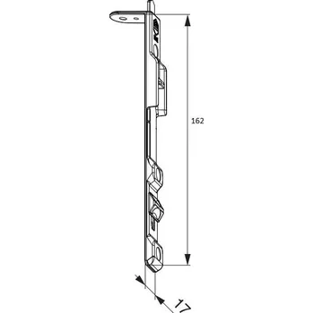 Příslušenství k oknu MACO Zástrč horní MM/MMKS Eurofalz FT18 9V L=162