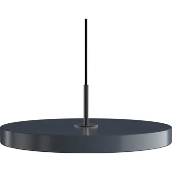 Umage, Závěsná lampa Asteria Plus s černým držákem 43 cm antracitově šedá - Formadore