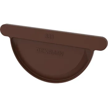okap Čelo žlabu velké DEKRAIN ROBUST 330 RAL 8017 čokoládově hnědá