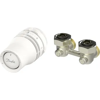 Hlavice pro radiátor Sada Danfoss Redia RA + RLV-KB rohová