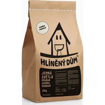 Omítka Omítka hliněná HLINĚNÝ DŮM JEMNÁ SABBIA 20 kg