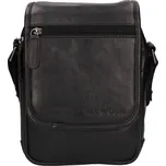 Pánská kožená taška přes rameno Greenwood Stefan - černá