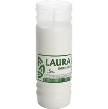 Smuteční dekorace LAURA litá svíčka L5