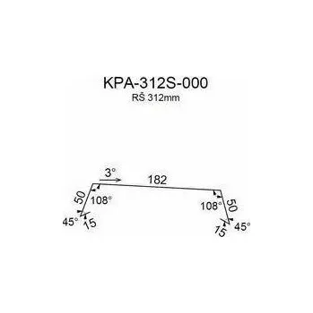 Plech Atikový plech RS312S SP25 RAL7035 0,50mm 2bm