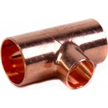 Vodovodní potrubí T-kus redukovaný pájecí Sanha Cu 5130 22×18×18 mm