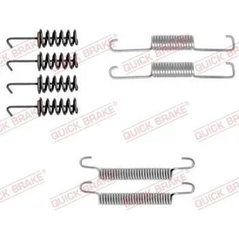 Brzdová čelist Sada příslušenství, parkovací brzdové čelisti QUICK BRAKE 105-0774 QB