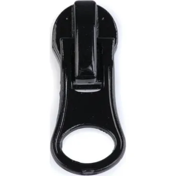 Zip Stoklasa Jezdec ke spirálovým voděodolným zipům 7 mm 5 ks černý