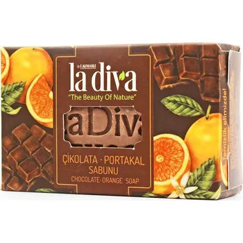 Mýdlo Mýdlo s čokoládou a pomerančem 100 g - La Diva
