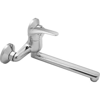 Vodovodní baterie Baterie umyvadlová/dřezová nástěnná Wecco 100 mm ramínko 200 mm