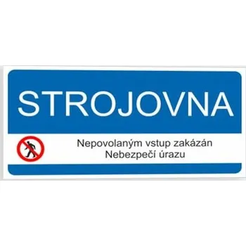 Traiva s.r.o. Strojovna Verze: Samolepka 190 x 90 mm tl. 0.1 mm - Kód: 02130