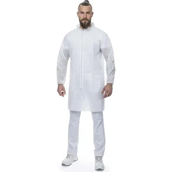 Jednorázový oděv ARDON Jednorázový PP plášť ARDON®PEPE bílý Velikost: XL H4041/XL
