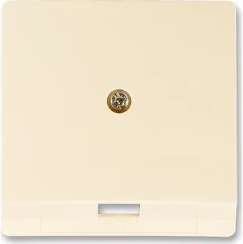vypínač Kryt zásuvka telefonní jednonásobná s popisovým polem ABB Swing L krémová