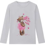 Dívčí triko Wolf S2444B šedý melír