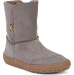 Dětské zimní barefoot boty TEX SUEDE Gray, Froddo, G3160238-3, šedá - 27