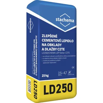 Průmyslové lepidlo Lepidlo cementové C2TE Stachema LD250/CHEMA LEP Extra+ 25 kg