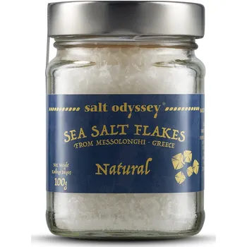 SALT ODYSSEY Mořská sůl ve vločkách "NATURAL", sklo 100g