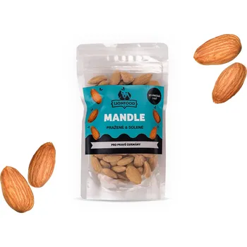 LIONFOOD Mandle pražené solené Hmotnost oříšků:: 500g