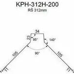 Hřebenáč RS312H-90 SP25 RAL7035 0,50mm 2bm