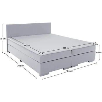 Postel Boxspringová postel ADRIANA 1 Tempo Kondela