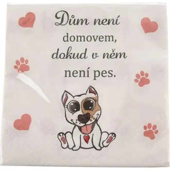 Dóza na potraviny Ubrousek DOG HOME 20 ks O0525
