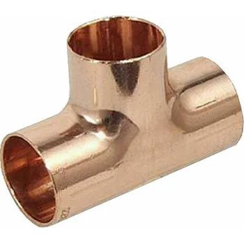 Vodovodní potrubí T-kus pájecí Sanha Cu 5130 35 mm