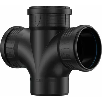 Kanalizační potrubí Odbočka dvojitá Master 3 Plus DN 110/50 úhel 87 °