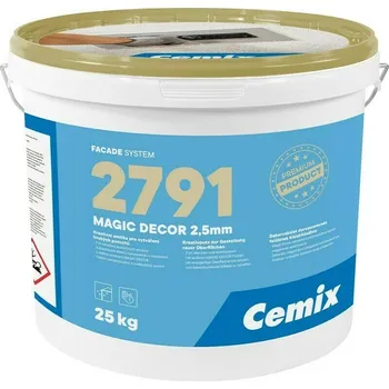 Omítka silikonová Cemix 2791 MAGIC DECOR 2,5 mm 25 kg