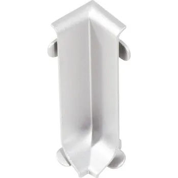 soklová lišta NOVÁK Vnitřní roh pro lištu 40mm lakovaná bílá matná, 2ks AASE 40-VR-A/RAL9003M