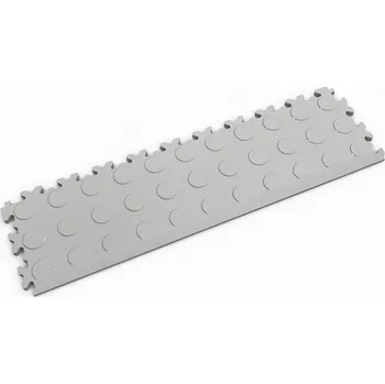 pvc podlaha Dlaždice nájezdová Fortelock Machine industry penízky GREY