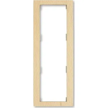 vypínač Rámeček ABB Time trojnásobný vertikální přírodní javor