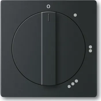 vypínač Kryt spínač otočný trojstupňový ABB Future mechová černá