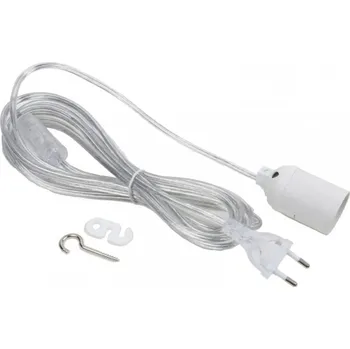 Osvětlení pro růst rostliny VENSO EcoSolutions Držák na pěstební LED žárovku s paticí E27, 4m, 230V