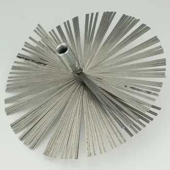 Kartáč pro nerezové komíny, 180mm, plochý nerez drát