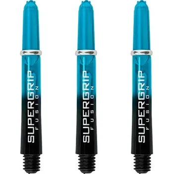 Příslušenství pro šipky Harrows násadky Supergrip Fusion Short, Barva Aqua