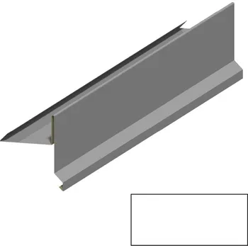 Střecha DEK závětrná lišta RS312SS SP&nbsp;25 RAL 9010 bílá