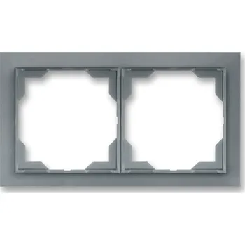vypínač Rámeček ABB Neo dvojnásobný ledová šedá