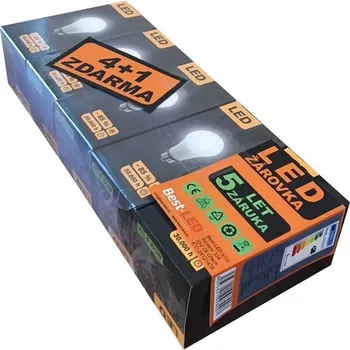 Žárovka Best-LED E27 9W 730 lm 3000K 5pack