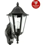 Svítidlo E27 s čidlem pohybu Eglo Navedo max. 60 W černá přisazená