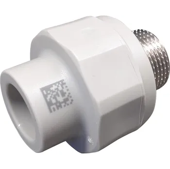 Instalatérský materiál Přechodka PP-R s vnějším kovovým závitem D25×1/2"
