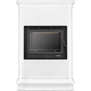 Krbová kamna Nordflam Roma 13 kW bílá