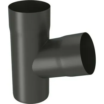 Stavebniny Odbočka svodu boční DEKRAIN ROBUST 100/100 RAL 9005 černá