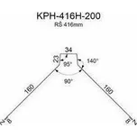 Hřebenáč RS416H-90 SP25 RAL7035 0,50mm 2bm