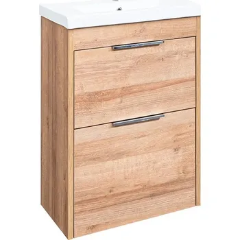 Koupelnový nábytek Skříňka s umyvadlem EBS City 510×720×395 mm dub riviera CITY51D