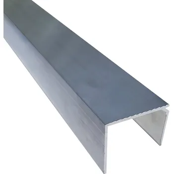 Stavební profil Profil U ukončovací se zobáčkem hliníkový elox 32 mm délka 6,4 m