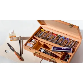 Olejová barva Sada olejových barev Maimeri Classico kufr