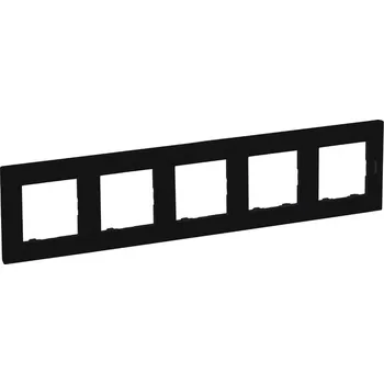 vypínač Rámeček Legrand Niloé Step pětinásobný černá