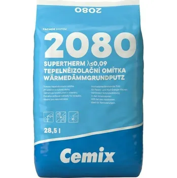 Omítka tepelněizolační jádrová Cemix 2080 SUPERTHERM 0,09 28,5 l